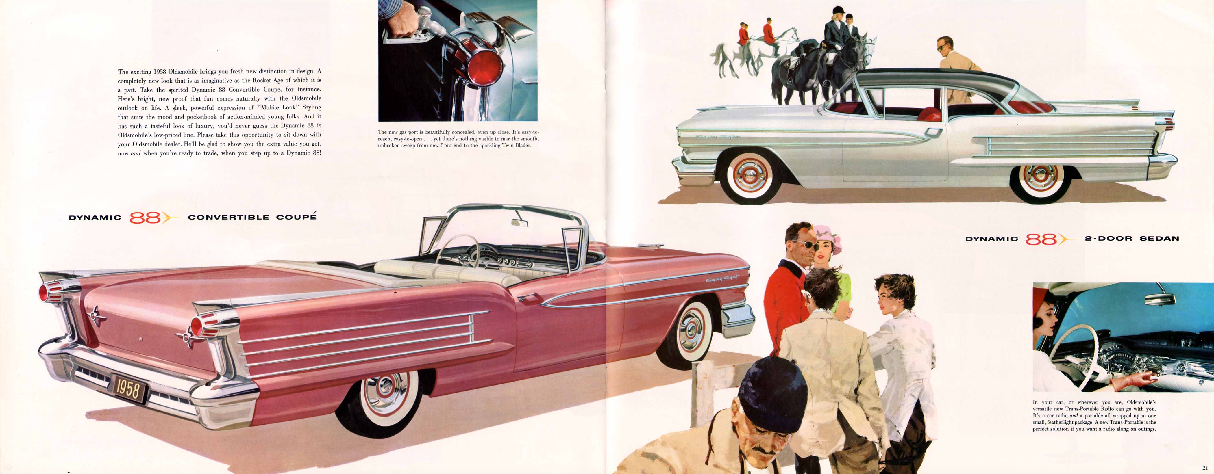 1958 Oldsmobile Motor Cars Brochure Page 13